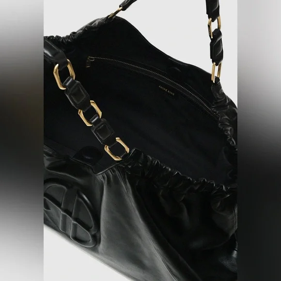 Anine Bing Black Leather Bag - Picture 4 of 16